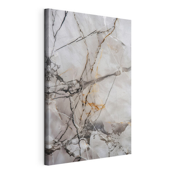 Une surface marbrée élégante aux veines complexes Tableaux Une surface marbrée élégante aux veines complexes