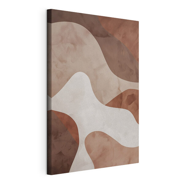 Mur marron et blanc Tableaux Mur marron et blanc