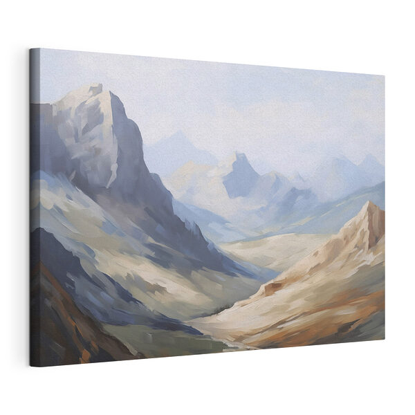 Peinture représentant une chaîne de montagnes Tableaux Peinture représentant une chaîne de montagnes