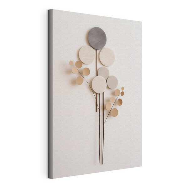 Tableaux Ensemble de cercles sur une tige