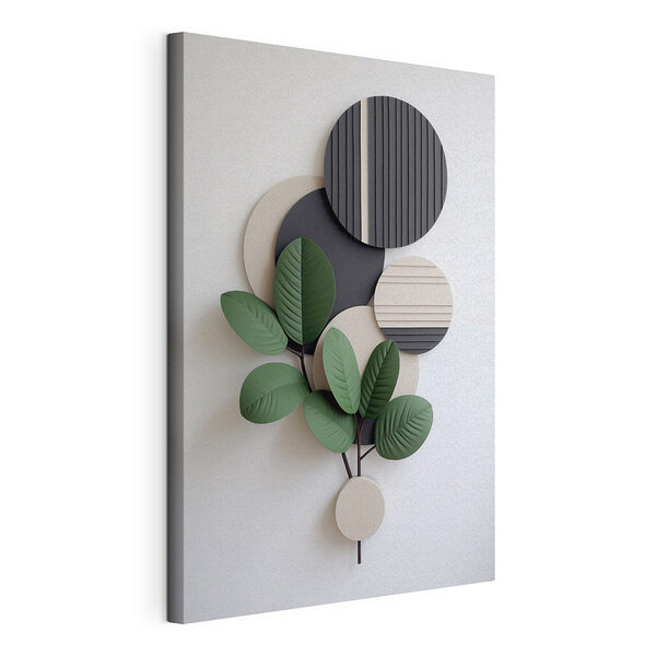 Tableaux Décoration murale représentant une plante et des feuilles