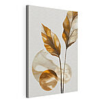 Tableaux Des feuilles élégantes aux formes abstraites