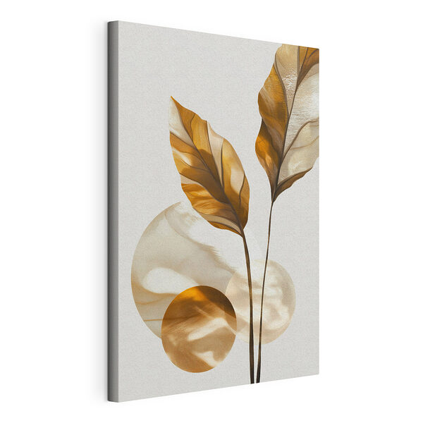 Des feuilles élégantes aux formes abstraites Tableaux Des feuilles élégantes aux formes abstraites