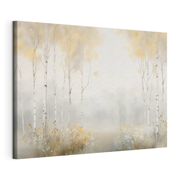 Tableau représentant une forêt avec des arbres et des fleurs Tableaux Tableau représentant une forêt avec des arbres et des fleurs
