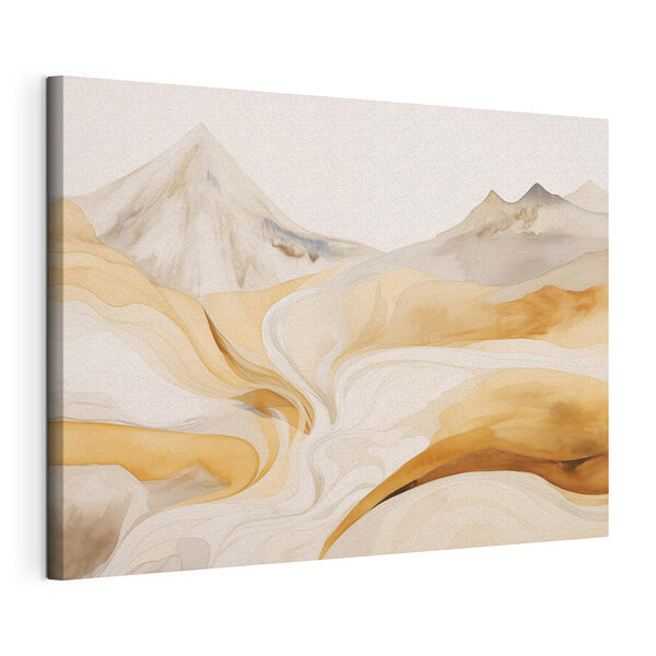 Tableaux Aquarelle représentant un paysage désertique