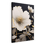 Tableaux Motif floral élégant sur fond sombre