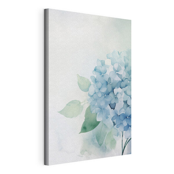 Des fleurs d'un bleu tendre aux teintes douces Tableaux Des fleurs d'un bleu tendre aux teintes douces