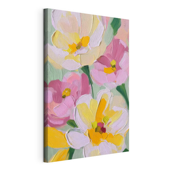 Des fleurs éclatantes aux teintes pastel délicates Tableaux Des fleurs éclatantes aux teintes pastel délicates