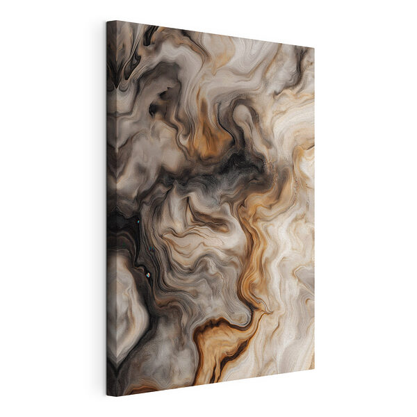 Motifs fluides dans des tons terreux Tableaux Motifs fluides dans des tons terreux
