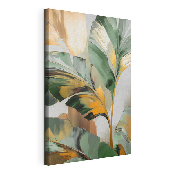 Des feuilles aux traits audacieux, comme des coups de pinceau artistiques Tableaux Des feuilles aux traits audacieux, comme des coups de pinceau artistiques