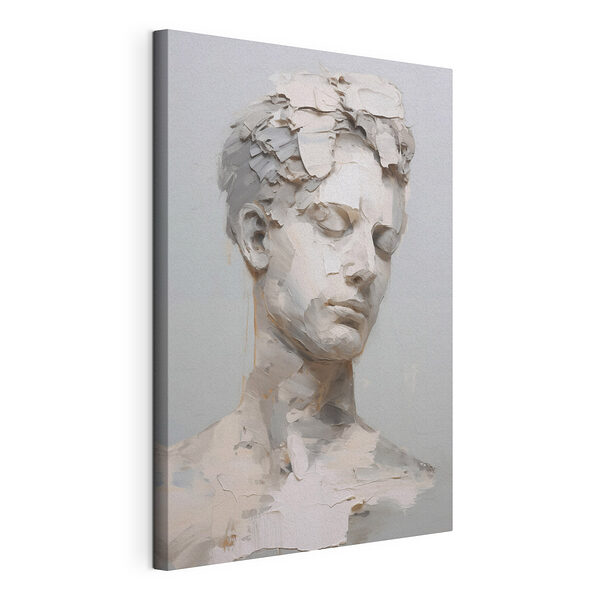 Tableaux Sculpture représentant une tête d'homme