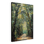 Tableaux Peinture représentant un sentier à travers une forêt