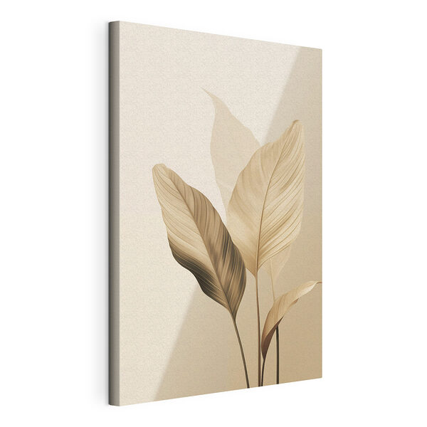 Des feuilles élégantes aux teintes douces Tableaux Des feuilles élégantes aux teintes douces