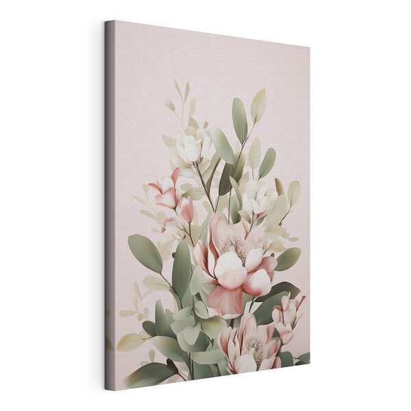 - Des fleurs aux teintes pastel délicates Tableaux - Des fleurs aux teintes pastel délicates