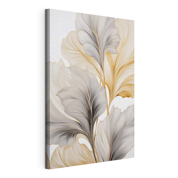 Tableaux Des feuilles délicates aux teintes douces