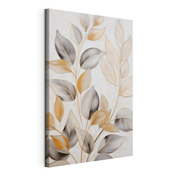 Tableaux Des feuilles luxuriantes aux teintes douces et discrètes