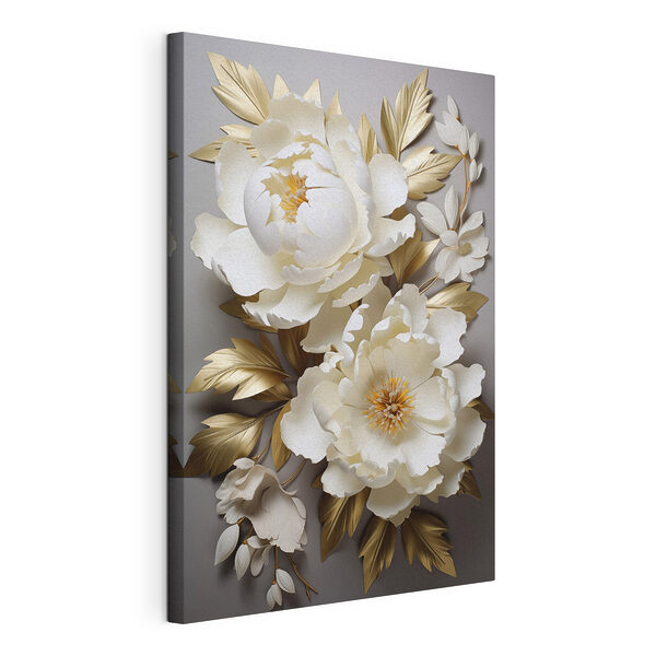 Une composition florale élégante aux teintes douces Tableaux Une composition florale élégante aux teintes douces