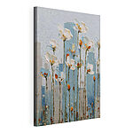 Tableaux Peinture représentant des fleurs sur un mur