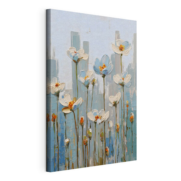Peinture représentant des fleurs sur un mur Tableaux Peinture représentant des fleurs sur un mur