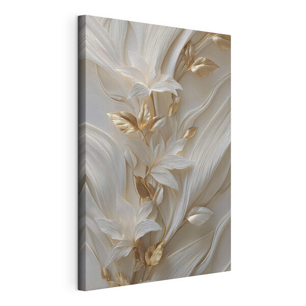 Tableaux Motif floral raffiné aux teintes douces