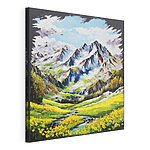 Tableaux Peinture représentant une chaîne de montagnes