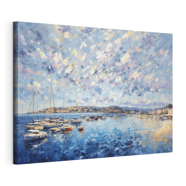 Peinture représentant des bateaux sur l'eau Tableaux Peinture représentant des bateaux sur l'eau