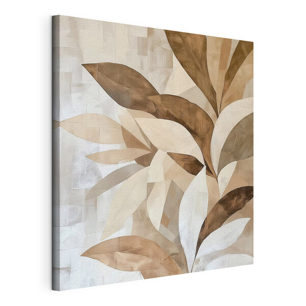 Peinture représentant des feuilles sur un mur Tableaux Peinture représentant des feuilles sur un mur