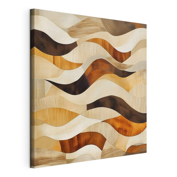 Tableaux Motif de lignes ondulées