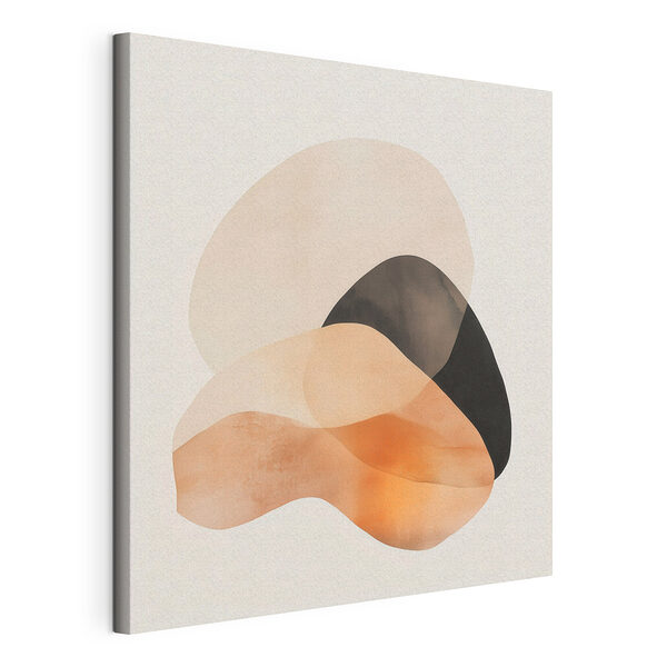 Des formes fluides dans des tons chauds Tableaux Des formes fluides dans des tons chauds