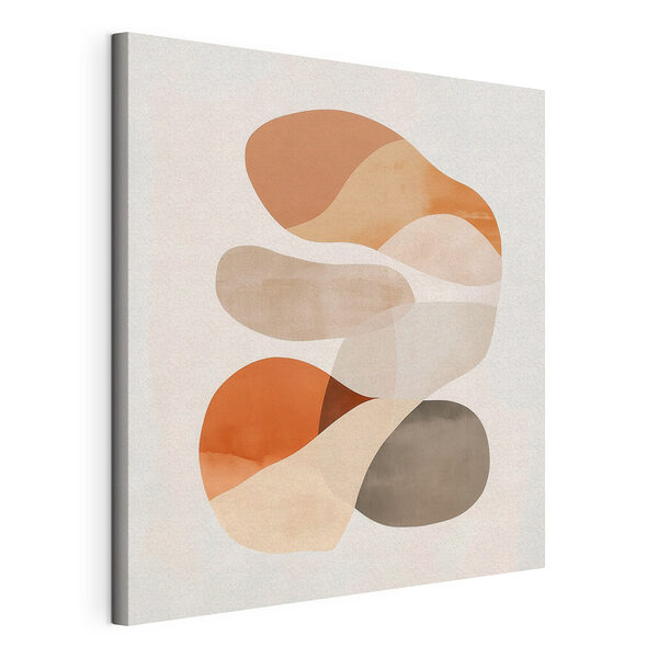Formes abstraites dans des tons chauds Tableaux Formes abstraites dans des tons chauds