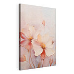 Tableaux Peinture représentant des fleurs sur un fond blanc