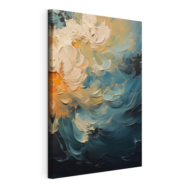 Des touches de couleur fluides se fondent les unes dans les autres Tableaux Des touches de couleur fluides se fondent les unes dans les autres