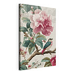 Tableaux Un oiseau sur une branche, avec des fleurs