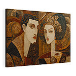 Tableaux Tableau représentant un homme et une femme