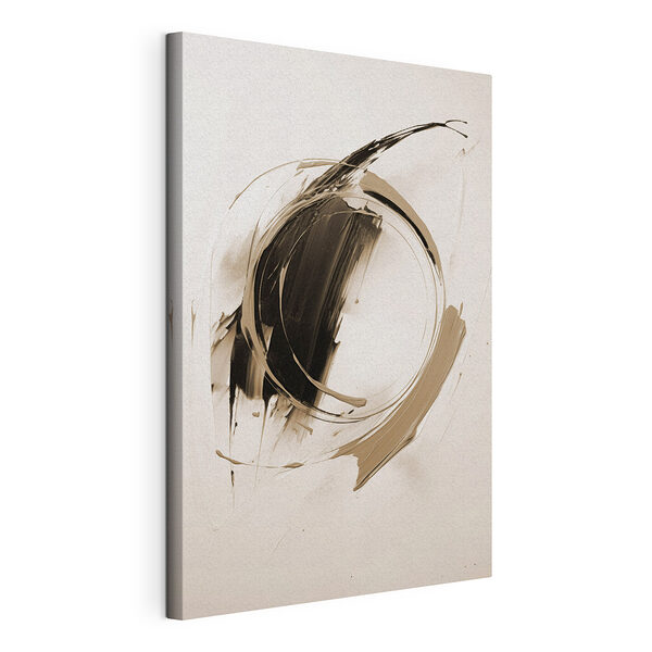 Tableaux Un cercle noir et blanc avec un cercle au milieu