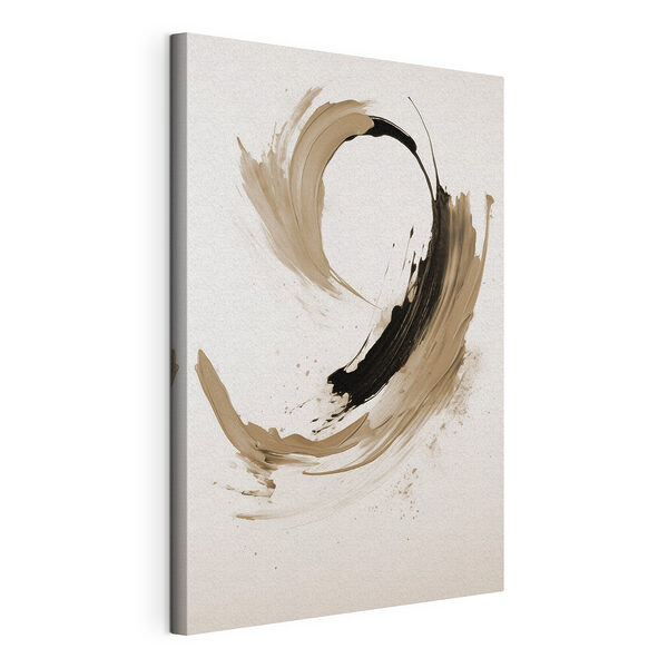 Tableaux Coups de pinceau noirs et fauves