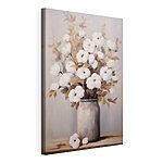 Tableaux Peinture représentant des fleurs de coton dans un vase