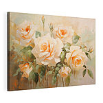 Tableaux Peinture représentant des fleurs sur un fond blanc