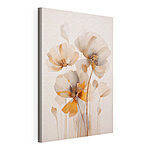 Tableaux Peinture représentant des fleurs sur fond blanc