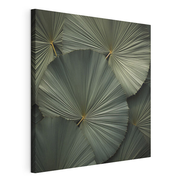 Ensemble de grandes feuilles vertes Tableaux Ensemble de grandes feuilles vertes