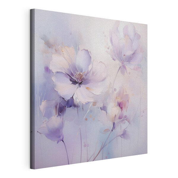 Peinture représentant des fleurs sur fond blanc Tableaux Peinture représentant des fleurs sur fond blanc