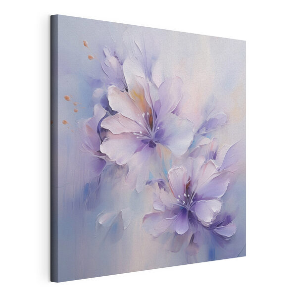 Peinture représentant des fleurs sur un fond blanc Tableaux Peinture représentant des fleurs sur un fond blanc