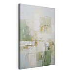 Tableaux Peinture représentant des carrés blancs et verts
