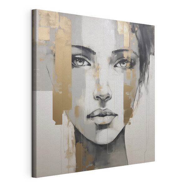 Peinture représentant le visage d'une femme Tableaux Peinture représentant le visage d'une femme