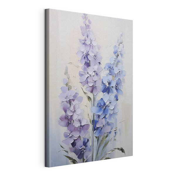 Peinture représentant des fleurs sur un fond blanc Tableaux Peinture représentant des fleurs sur un fond blanc