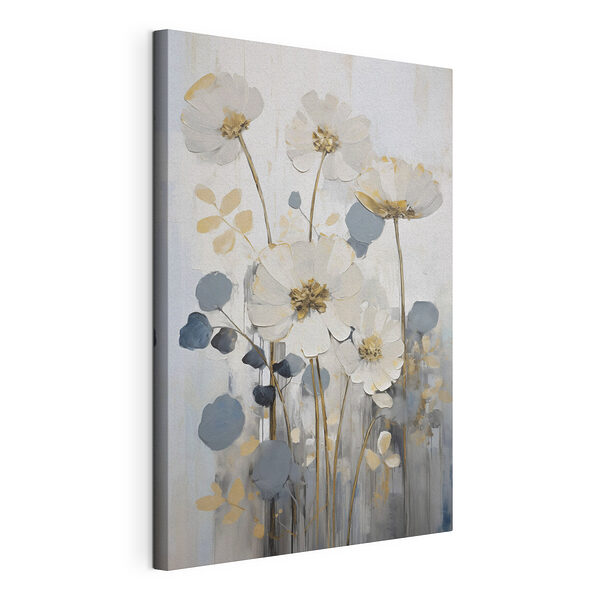 Peinture représentant des fleurs et des feuilles Tableaux Peinture représentant des fleurs et des feuilles