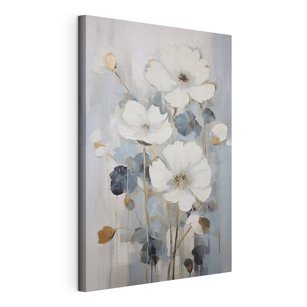 Tableau représentant des fleurs blanches Tableaux Tableau représentant des fleurs blanches