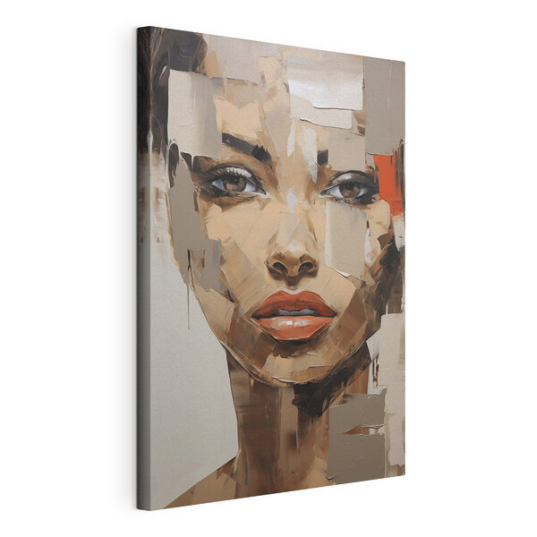 Peinture représentant le visage d'une femme Tableaux Peinture représentant le visage d'une femme