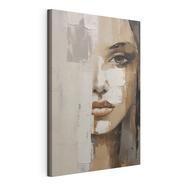 Peinture représentant le visage d'une femme Tableaux Peinture représentant le visage d'une femme