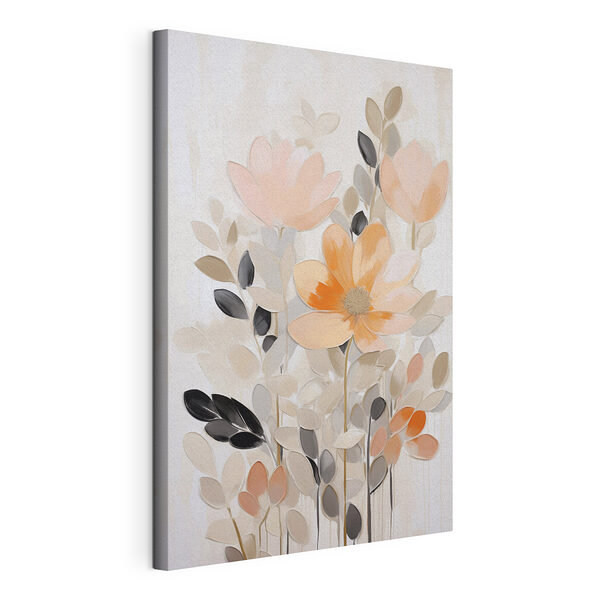 Peinture représentant des fleurs et des feuilles Tableaux Peinture représentant des fleurs et des feuilles